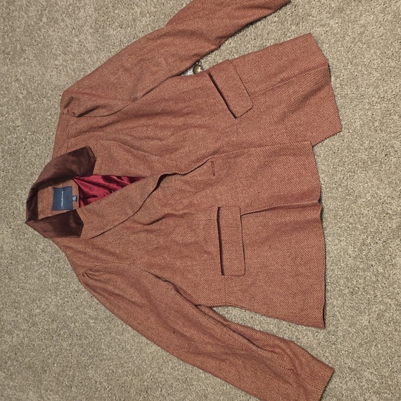 Modcloth tweed style blazer with velvet sz 1x - Picture 9 of 9